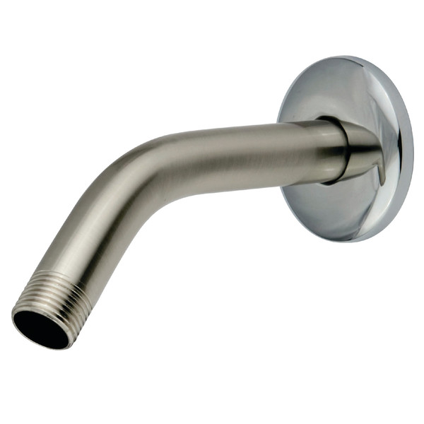 Showerscape Trimscape 6" Shower Arm W/ Flange, Brushed Nickel/Chrome K150K7